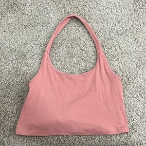Pink Halter Crop top